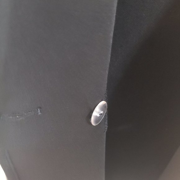 NEW Without Tags ROMANTIC HUT Black Goth Steampunk Peplum Blazer Coat - Picture 4 of 5